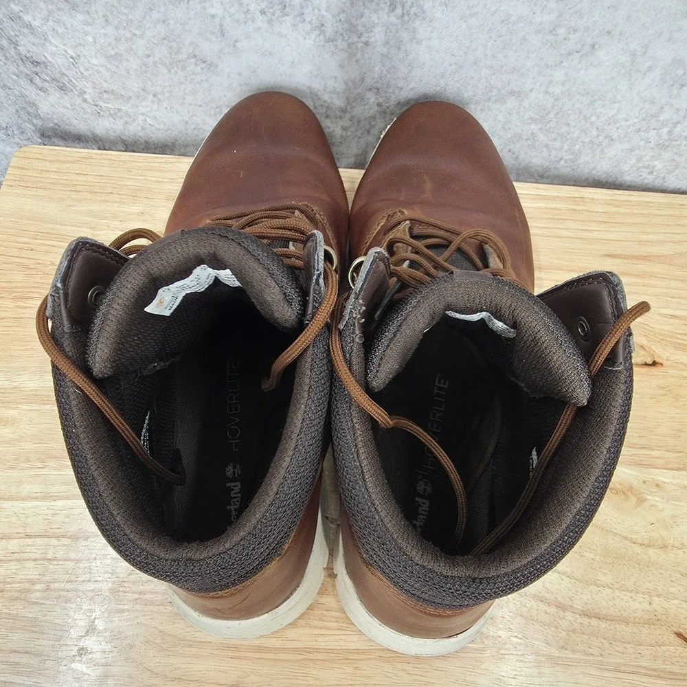 Timberland Graydon‎ Boots Mens 11 Brown Leather Hi Top Casual Sneakers A1OEE